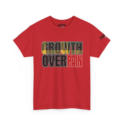 FaithStyles Growth Over Pain T‑Shirt — Motivational Graphic Tee