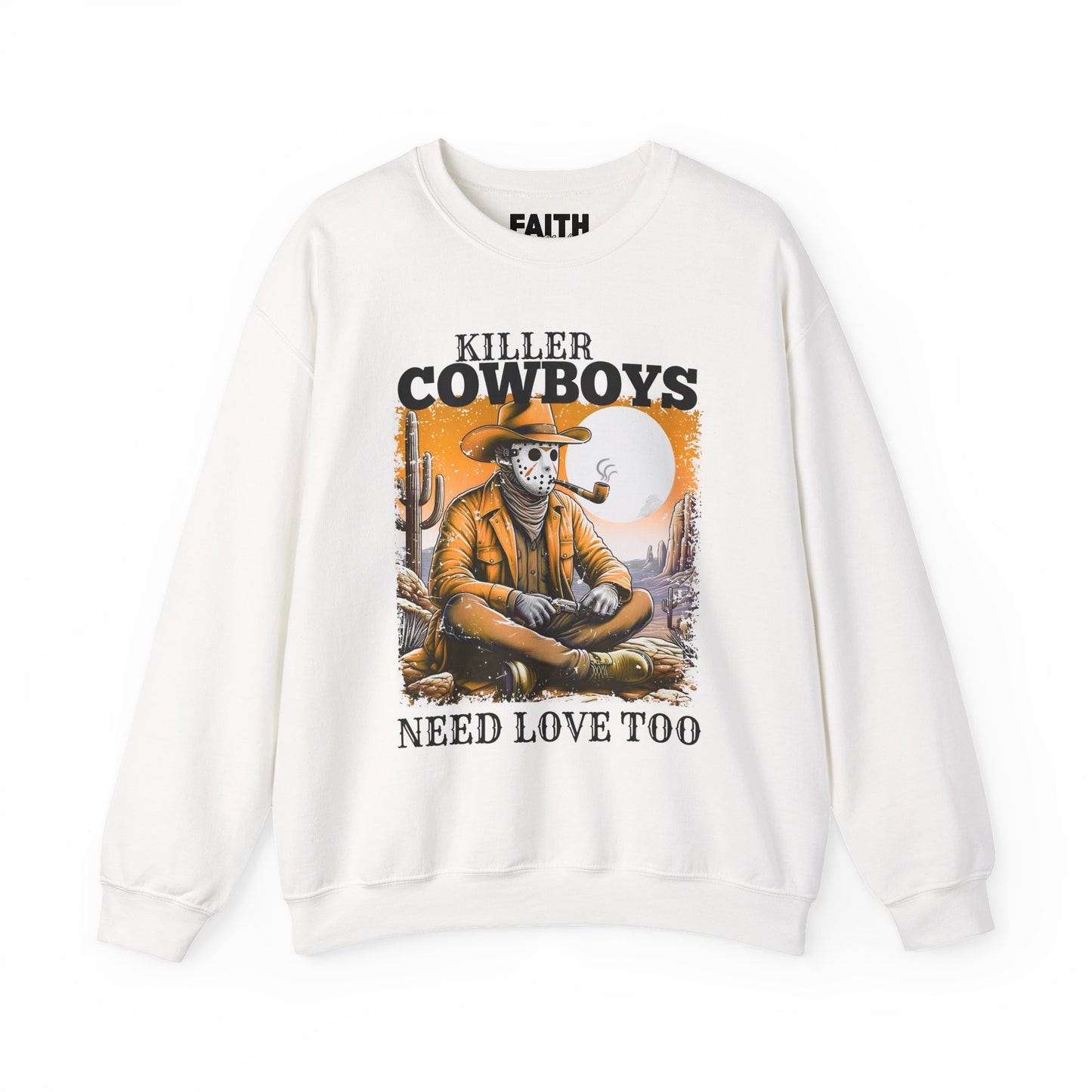 Killer Cowboys Graphic Sweatshirt, Cozy Unisex Pullover, Great for Cowboy Fans