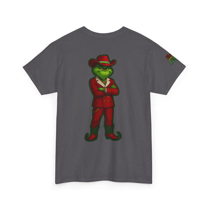 Grinch Inspired in Red Suit Tee — "Nah, I’m Money" Christmas Graphic T-Shirt