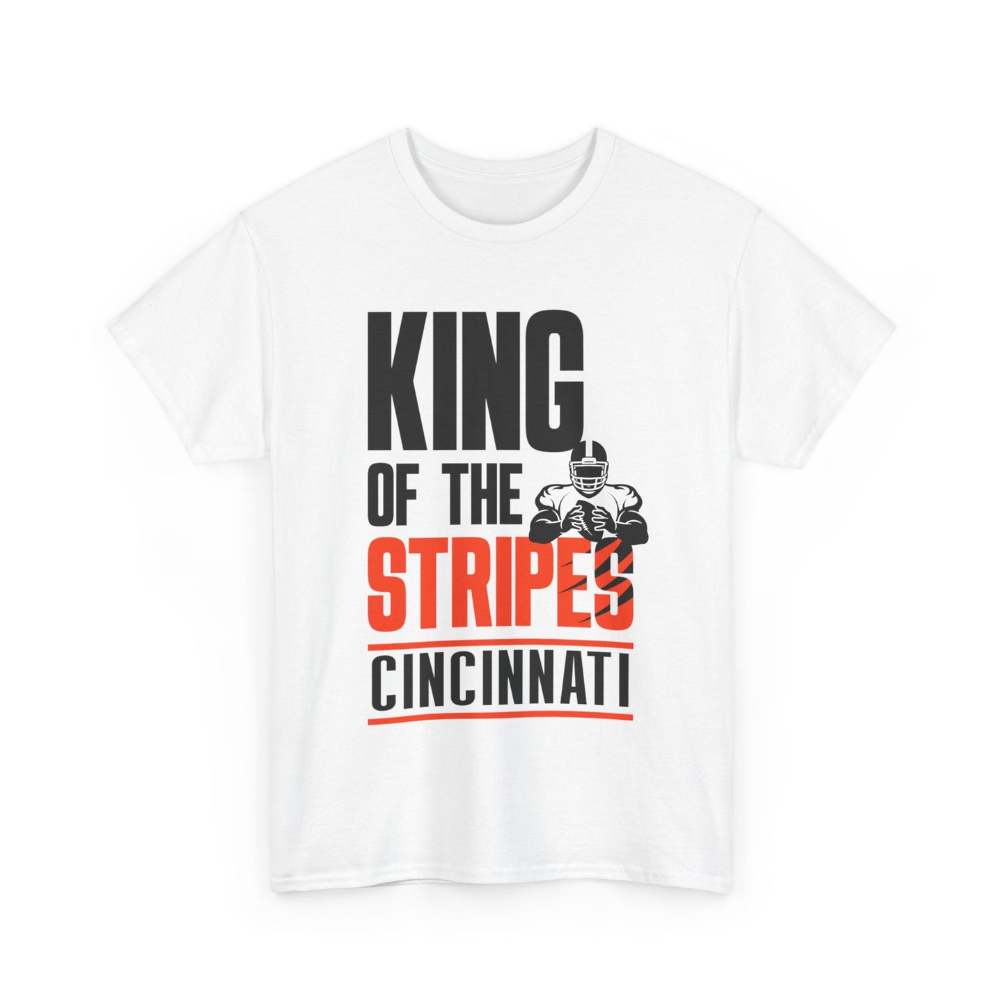 Cincinnati King of the Stripes Tee, Casual Graphic Tee, Male Cotton [...]
