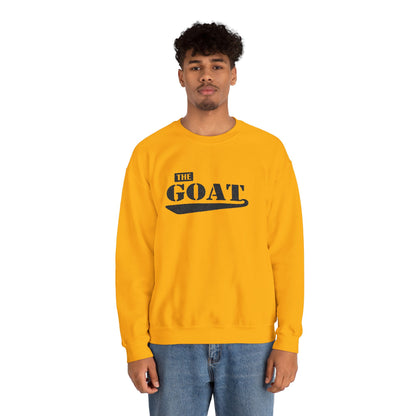NEW FaithStyles Embroidery GOAT Crewneck Sweatshirt — 'The GOAT' Graphic Pullover