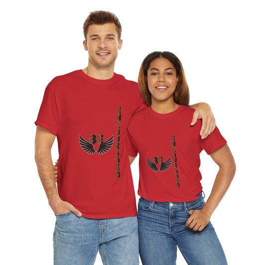Be Encouraged Unisex Heavy Cotton T-shirt- Inspirational Gift, Motivational Shirt, Casual Wear, Everyday Reminder, Uplifting Apparel