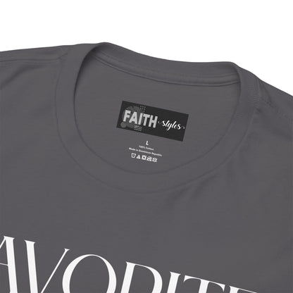 Favorite Brother Unisex Heavy Cotton Tee - Perfect Gift for Siblings, Casual Wear, Birthday, Family Reunion, Everyday Comfort