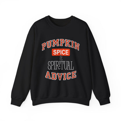 Cozy Pumpkin Spice Sweatshirt, Fall Sweatshirt, Spiritual Advice Crewneck, Autumn Fashion, Thanksgiving Gift, Unisex Sweater