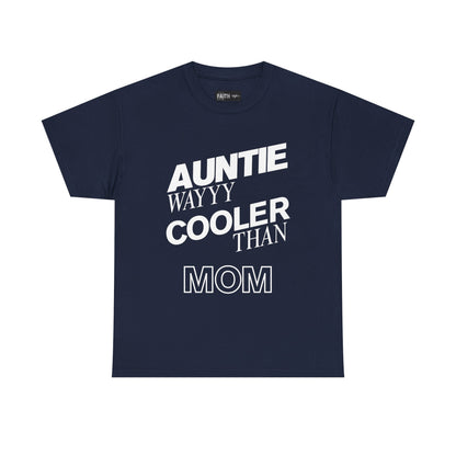 Cool Aunt Unisex Tee - Perfect Gift for Auntie, Family Gatherings, Fun Casual Wear, Birthday Celebration, Mother's Day