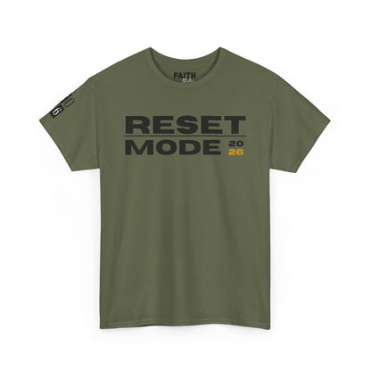Reset Mode 2026 T-Shirt — Motivational Graphic Tee