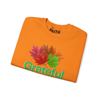 Grateful AF Crewneck Sweatshirt | Cozy Fall Apparel, Thanksgiving Gift, Autumn Vibes, Unisex Sweatshirt, Warm Layer