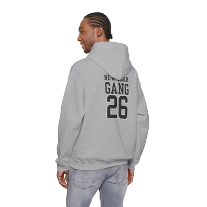 New Year Gang 26 Hoodie — Varsity Style Graphic Pullover