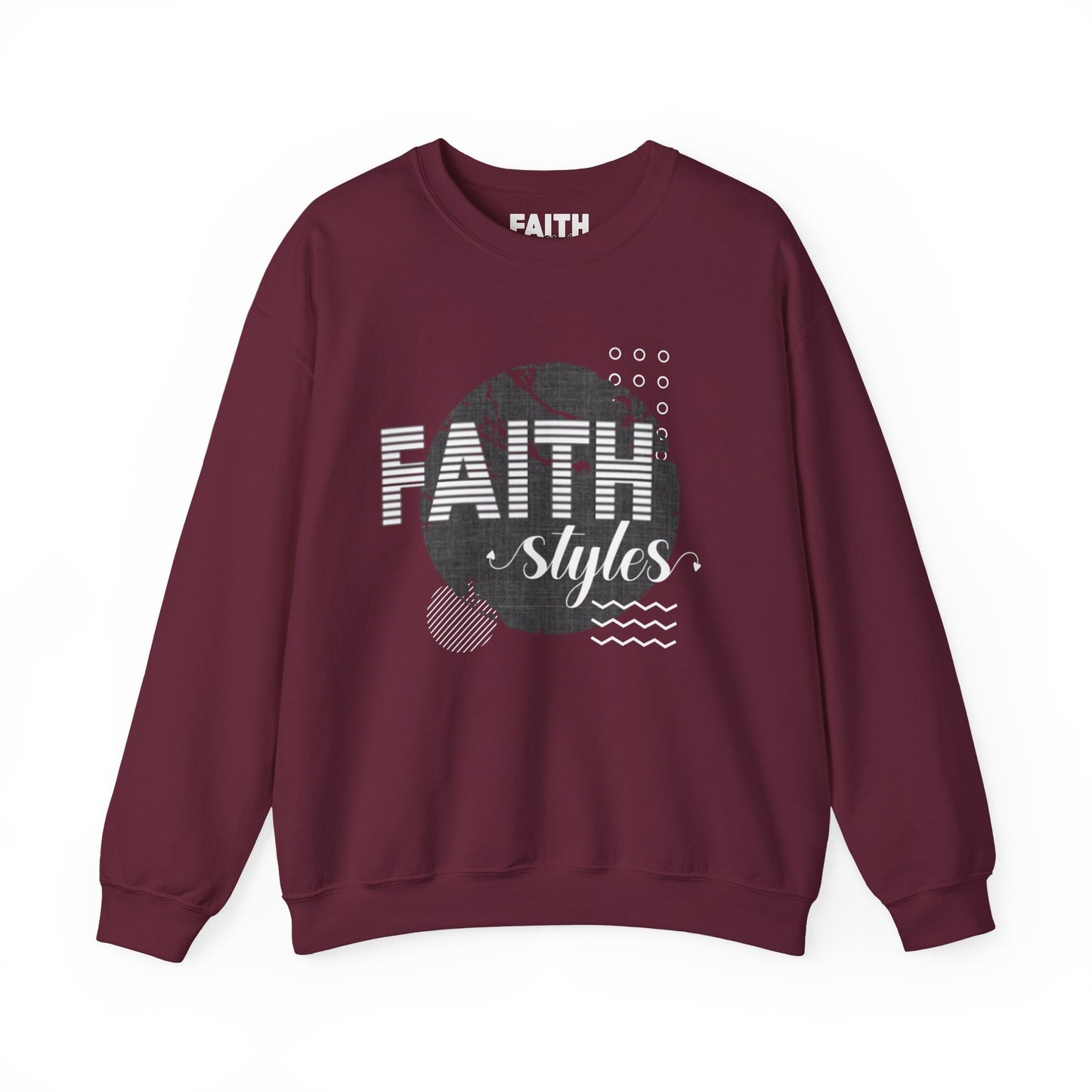 Faith Styles Unisex Heavy Blend™ Crewneck Sweatshirt - Cozy Spiritual Apparel for Everyday Wear, Gift for Friends, Comfort