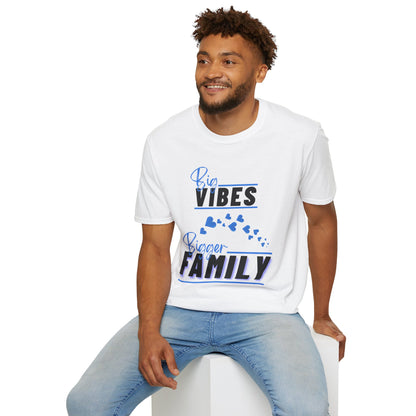 Stylish Family Vibes T-Shirt | Fun Gift for Family Gatherings, Parties, Holidays, Love Shirt, Unisex Tee