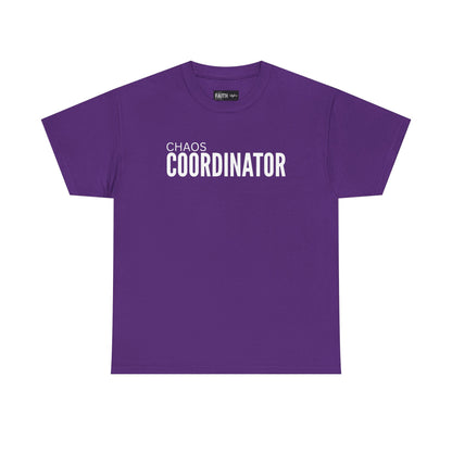 Chaos Coordinator Unisex Cotton Tee, Funny T-Shirt for Moms, Gift for Event Planners, Casual Wear, Birthday Present
