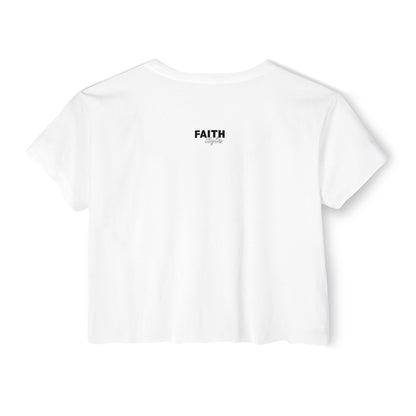 FaithStyles Bad Bitch Society Crop Top — Women's Festival Graphic Tee