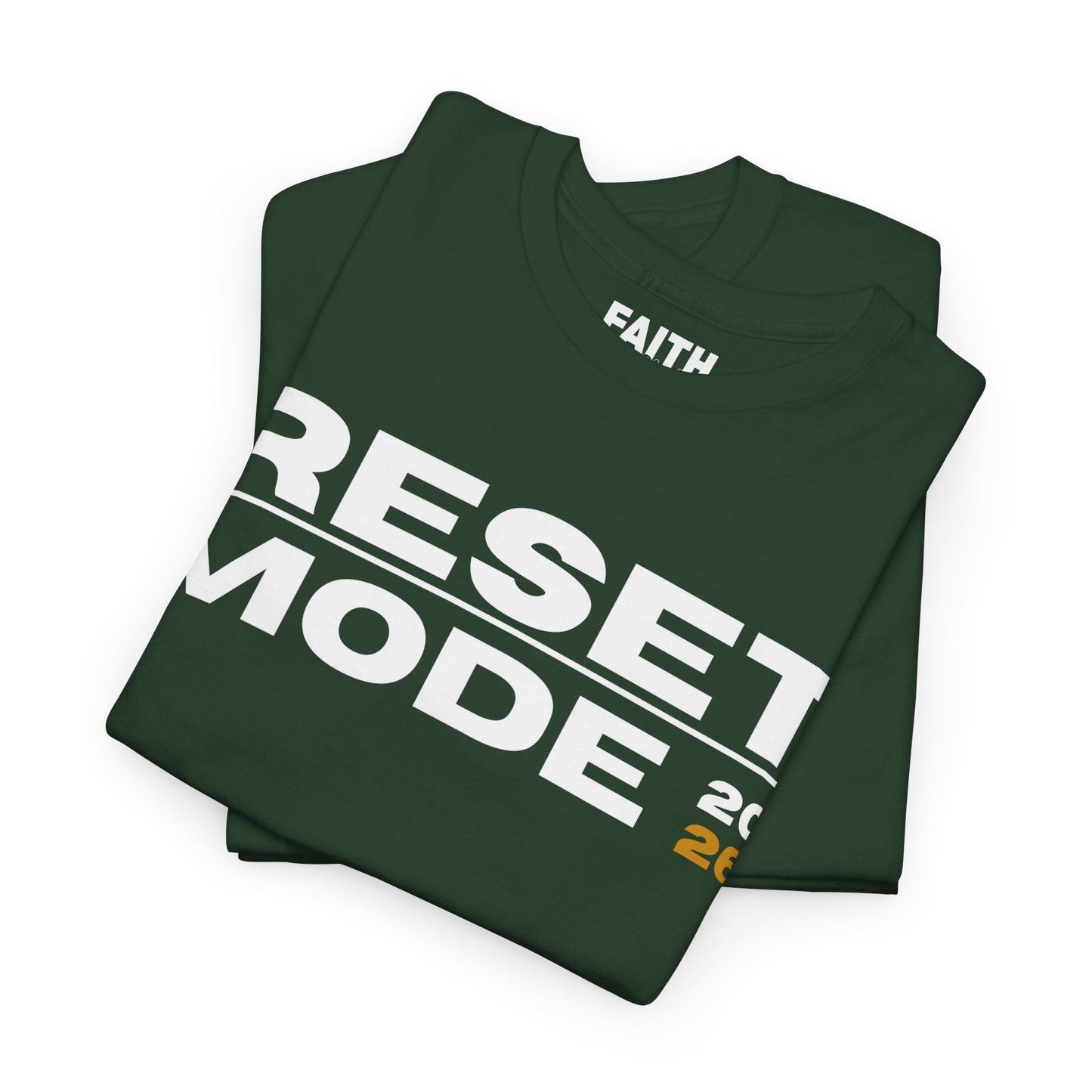 Reset Mode 2026 T-Shirt — Motivational Graphic Tee