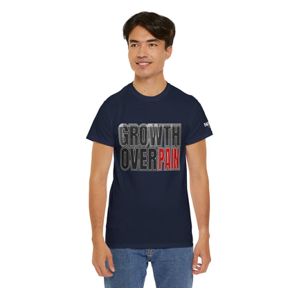 FaithStyles Growth Over Pain T‑Shirt — Motivational Graphic Tee