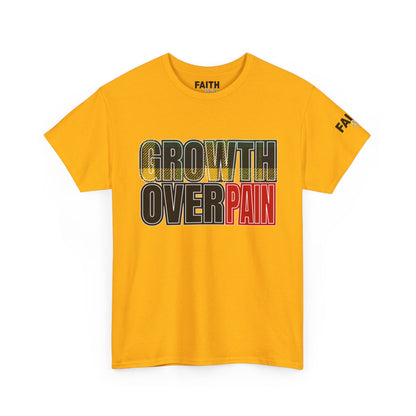 FaithStyles Growth Over Pain T‑Shirt — Motivational Graphic Tee