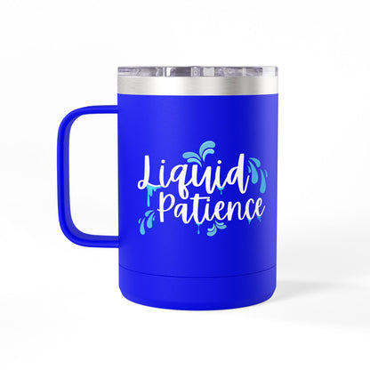 Liquid Patience Coffee Mug Tumbler | Perfect Gift for Coffee Lovers, Inspirational Drinkware, Home Office Accessory, Relaxation Gift, [...]