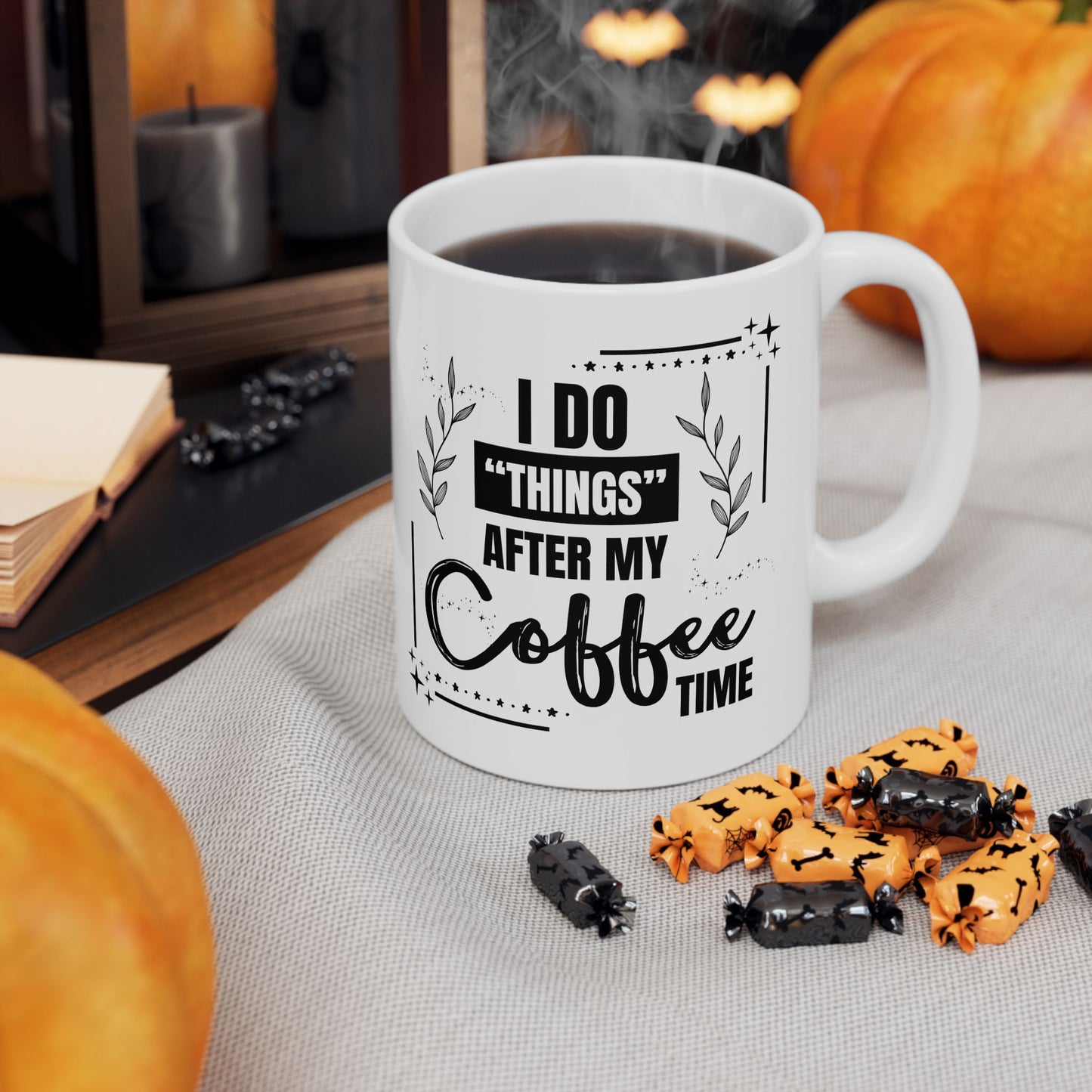 FaithStyles Coffee Mug - Weekend Coffee Time Ceramic Mug, 11oz & 15oz