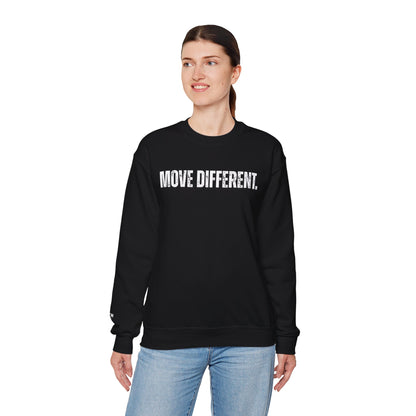 MOVE DIFFERENT. Unisex Crewneck Sweatshirt | Faith Styles®
