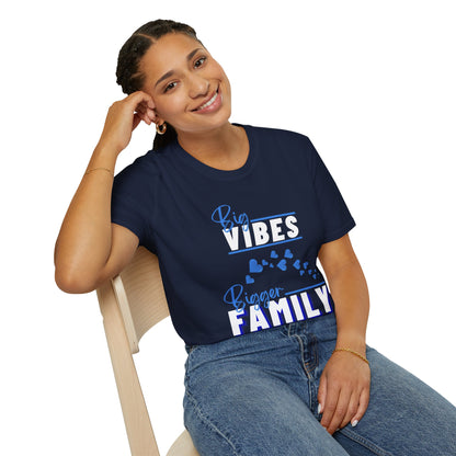 Stylish Family Vibes T-Shirt | Fun Gift for Family Gatherings, Parties, Holidays, Love Shirt, Unisex Tee