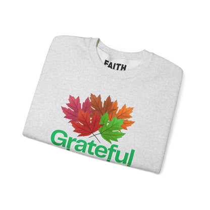 Grateful AF Crewneck Sweatshirt | Cozy Fall Apparel, Thanksgiving Gift, Autumn Vibes, Unisex Sweatshirt, Warm Layer