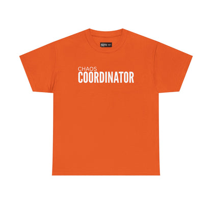 Chaos Coordinator Unisex Cotton Tee, Funny T-Shirt for Moms, Gift for Event Planners, Casual Wear, Birthday Present