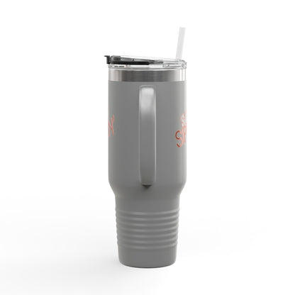 Insulated Travel Mug for On-the-Go, Stay Sippin' Coffee Cup, 40oz Beverage Tumbler, Perfect for Road Trips, Gifts for Her, Summer Travel