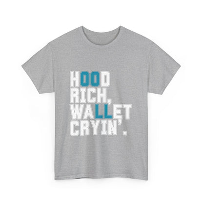 Trendy Unisex Heavy Cotton T-shirt with Playful Design - Perfect for Casual Wear & Gifts