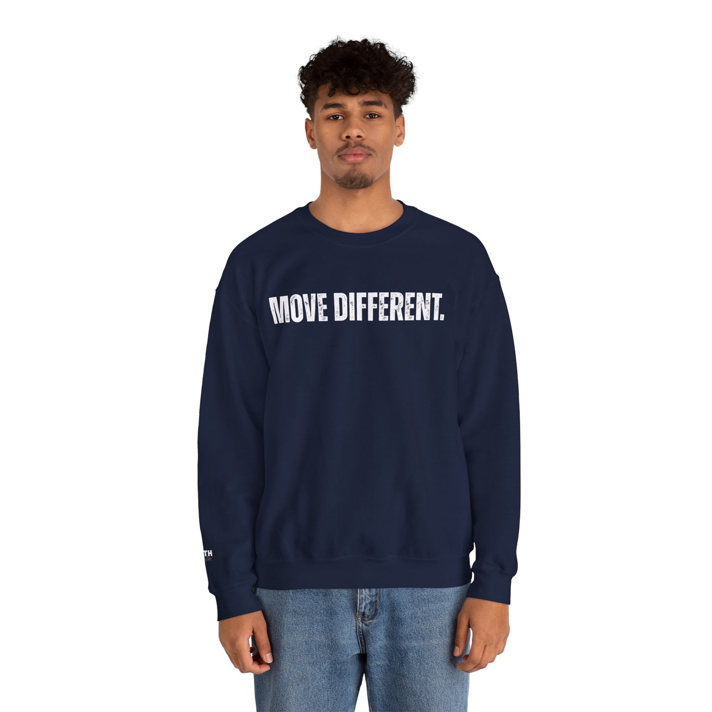 MOVE DIFFERENT. Unisex Crewneck Sweatshirt | Faith Styles®