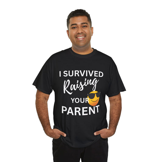 Funny Parent Survival Unisex T-Shirt | Gift for New Parents | Parenting Humor Tee | Casual Wear | Holiday Gift Idea