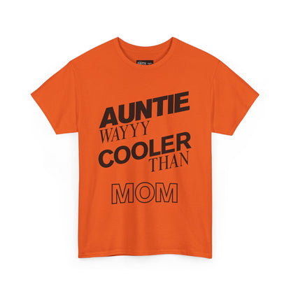 Cool Aunt Unisex Tee - Perfect Gift for Auntie, Family Gatherings, Fun Casual Wear, Birthday Celebration, Mother's Day