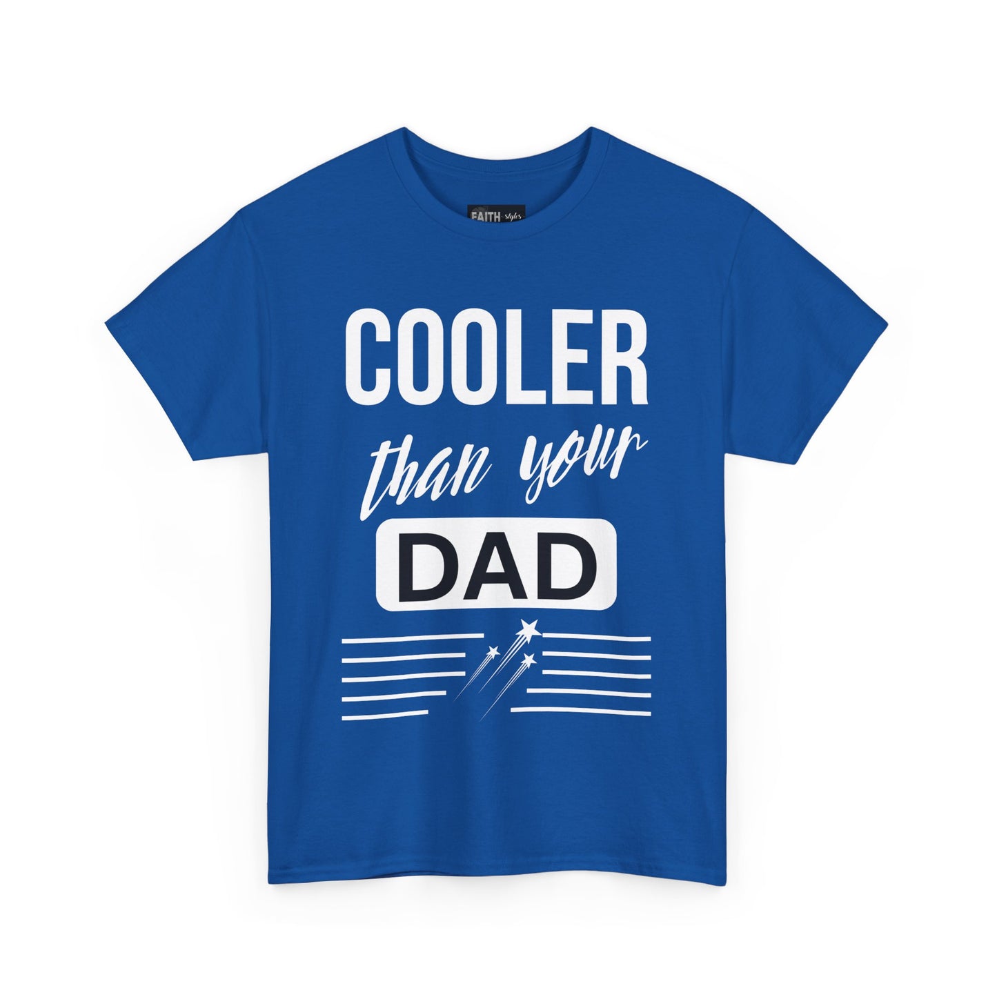 Cooler Than Your Dad Tee - Funny Gift for Dads, Unisex Cotton T-Shirt, Father's Day, Birthday, Casual Wear, Gift for Him, Dad Humor