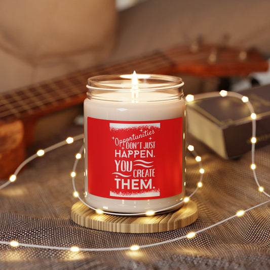"OPPORTUNITIES" Scented Soy Candle, 9oz