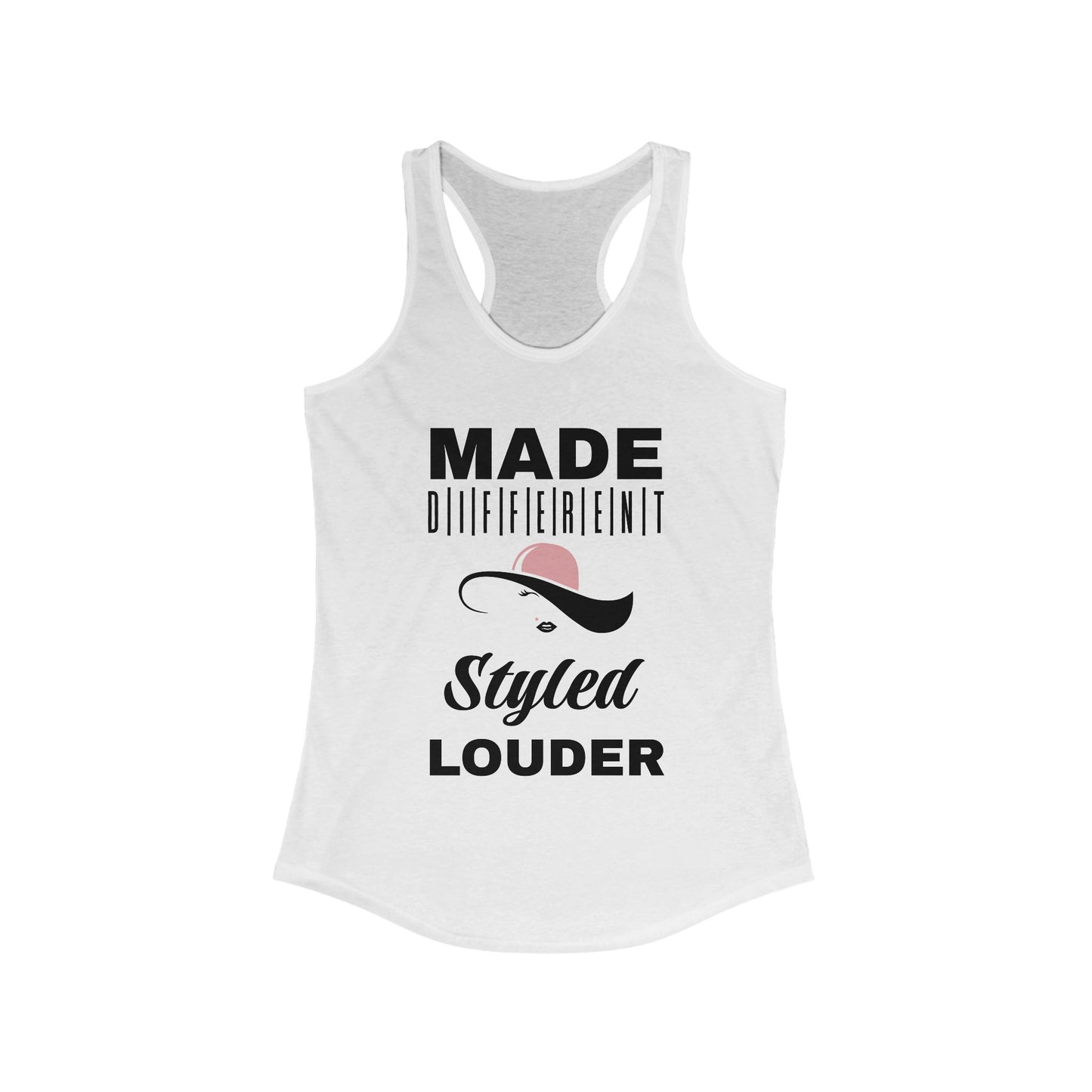 Women's Motivational Racerback Tank, Positive Vibes Shirt, Workout Top, Gym Apparel, Gift for Her