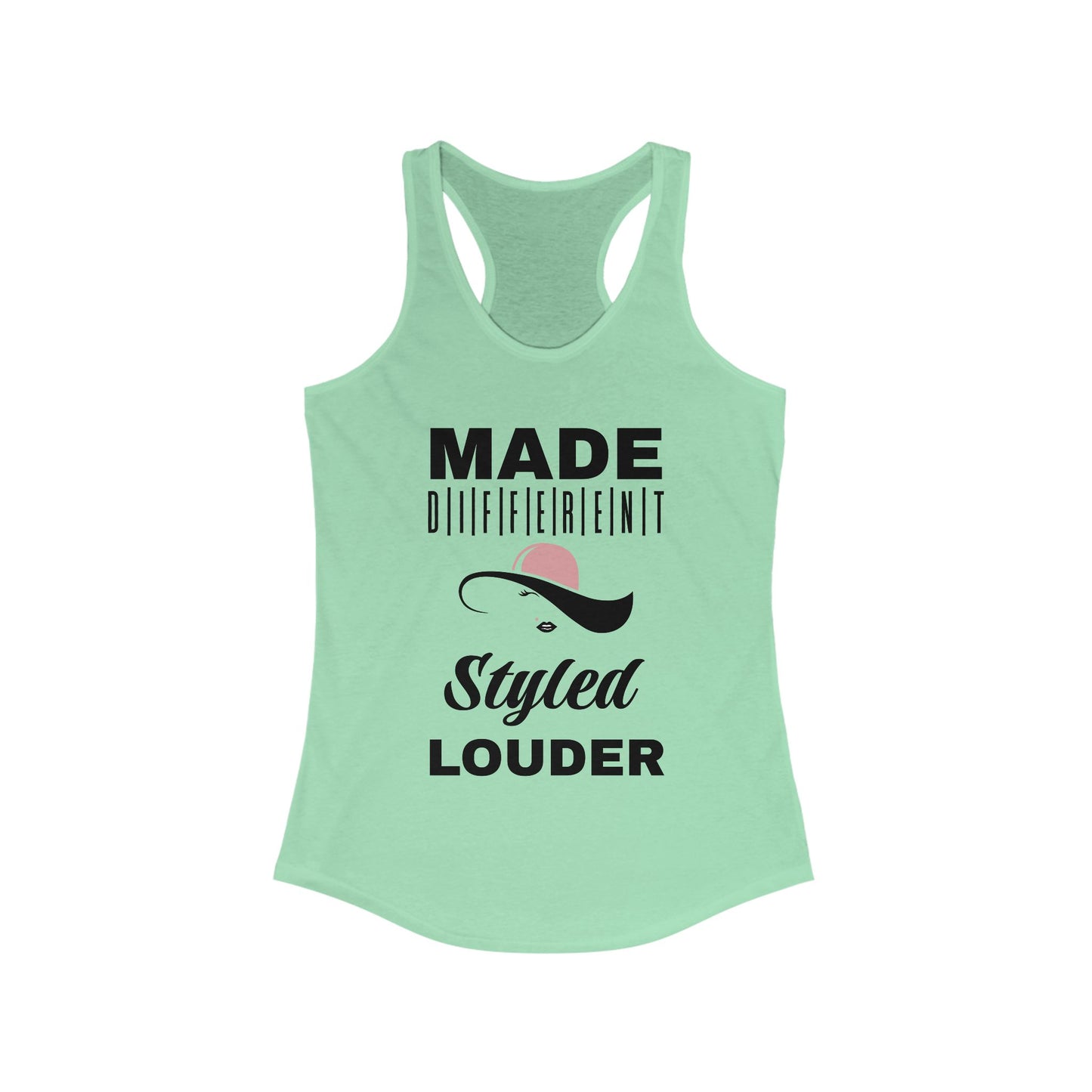 Women's Motivational Racerback Tank, Positive Vibes Shirt, Workout Top, Gym Apparel, Gift for Her