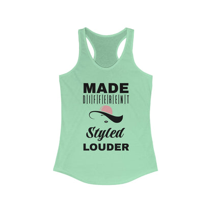 Women's Motivational Racerback Tank, Positive Vibes Shirt, Workout Top, Gym Apparel, Gift for Her