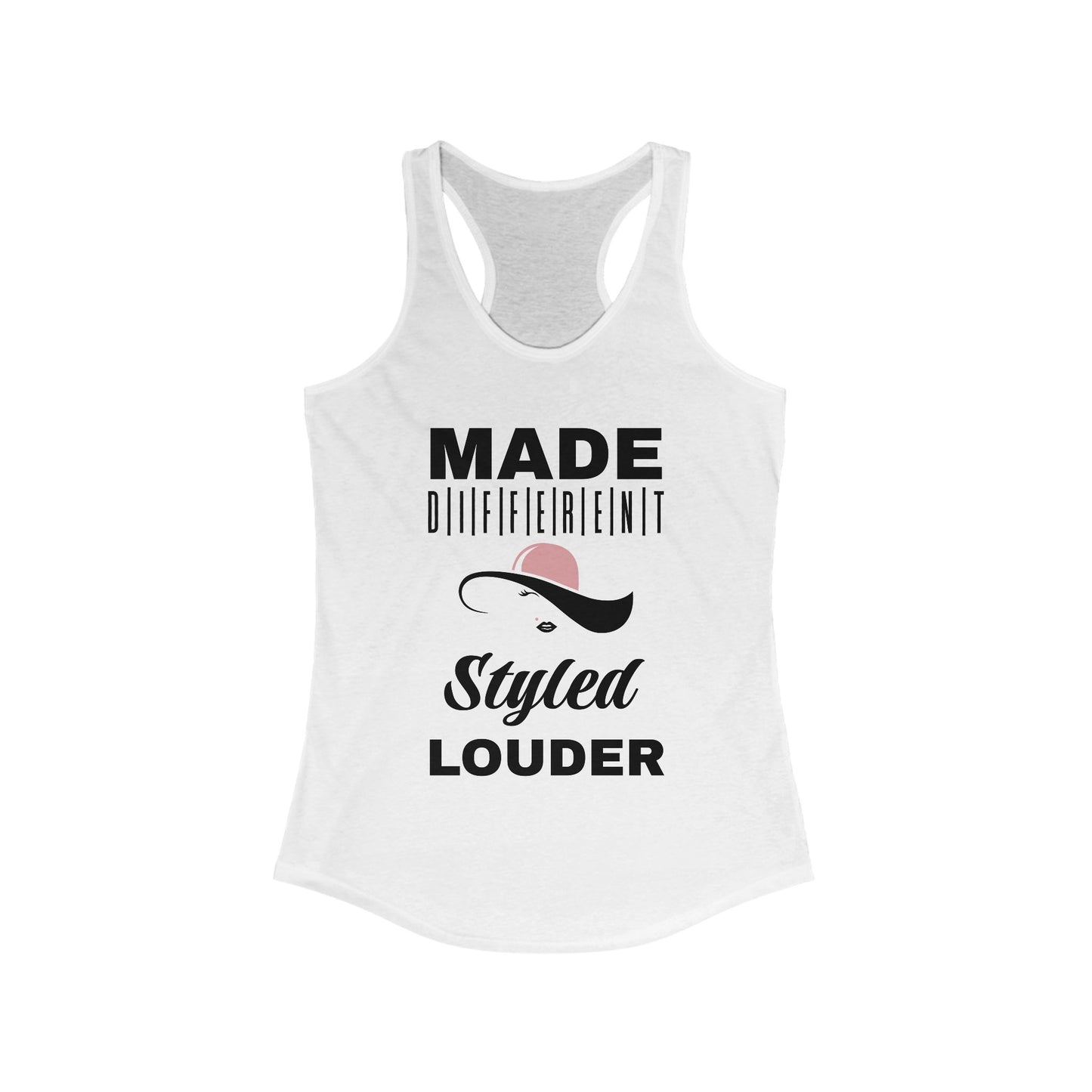 Women's Motivational Racerback Tank, Positive Vibes Shirt, Workout Top, Gym Apparel, Gift for Her