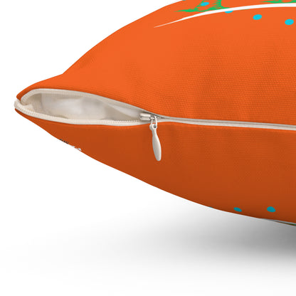 FaithStyles Autumn Tropical Stay Awhile Pillow, Beach Decor, Summer Vibes, Cozy Home Accent, Gift for Beach Lovers, Relaxation Decor