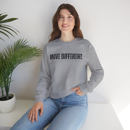 MOVE DIFFERENT. Unisex Crewneck Sweatshirt | Faith Styles®