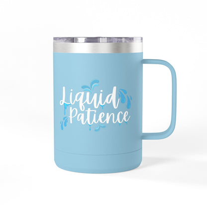 Liquid Patience Coffee Mug Tumbler | Perfect Gift for Coffee Lovers, Inspirational Drinkware, Home Office Accessory, Relaxation Gift, [...]