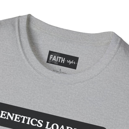 Genetics Loading T-Shirt, Funny Genetics Tee, Gift for Science Lovers, Unisex Humor Shirt, Casual Wear for Every Occasion