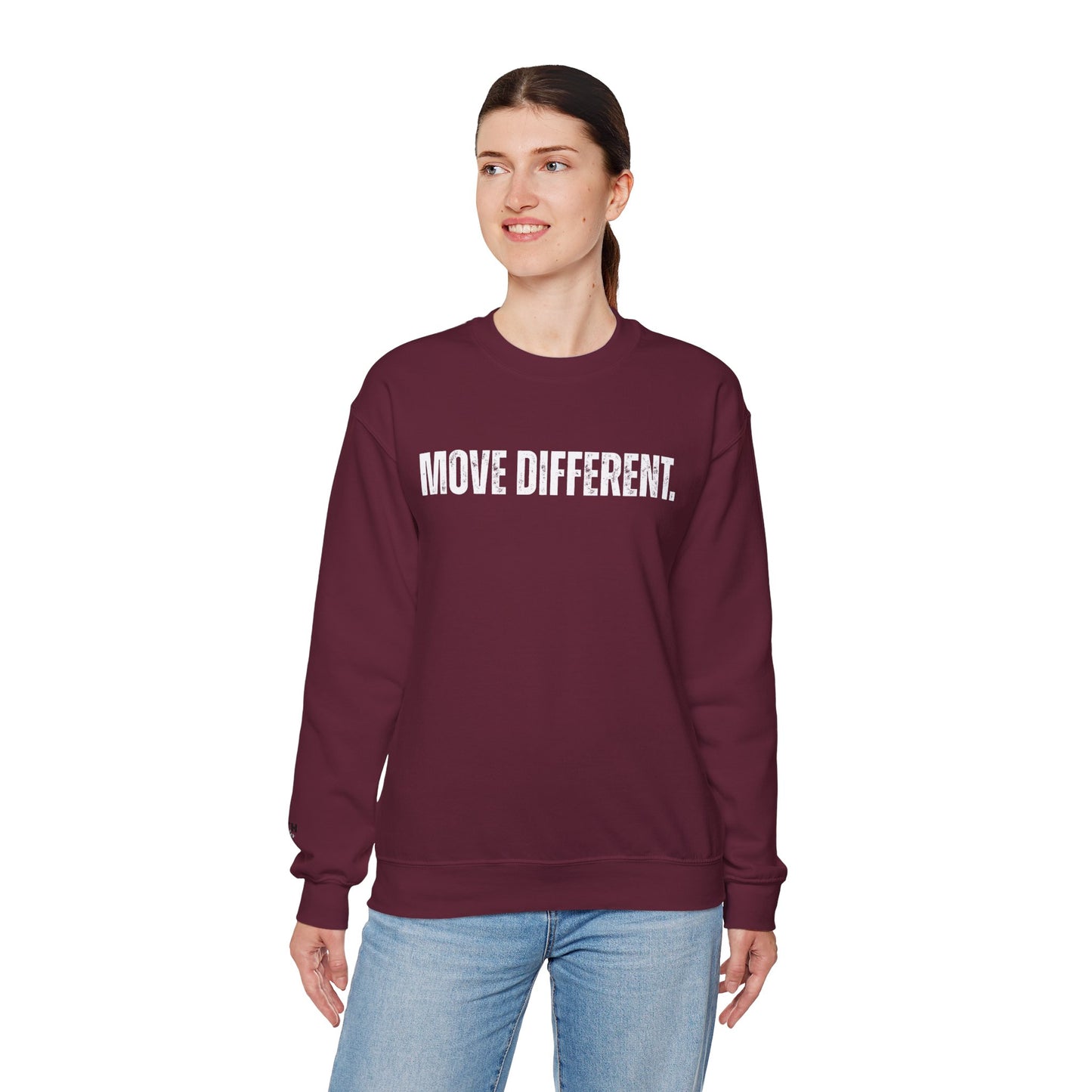 MOVE DIFFERENT. Unisex Crewneck Sweatshirt | Faith Styles®