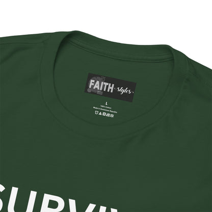 Funny Parent Survival Unisex T-Shirt | Gift for New Parents | Parenting Humor Tee | Casual Wear | Holiday Gift Idea