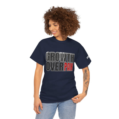 FaithStyles Growth Over Pain T‑Shirt — Motivational Graphic Tee