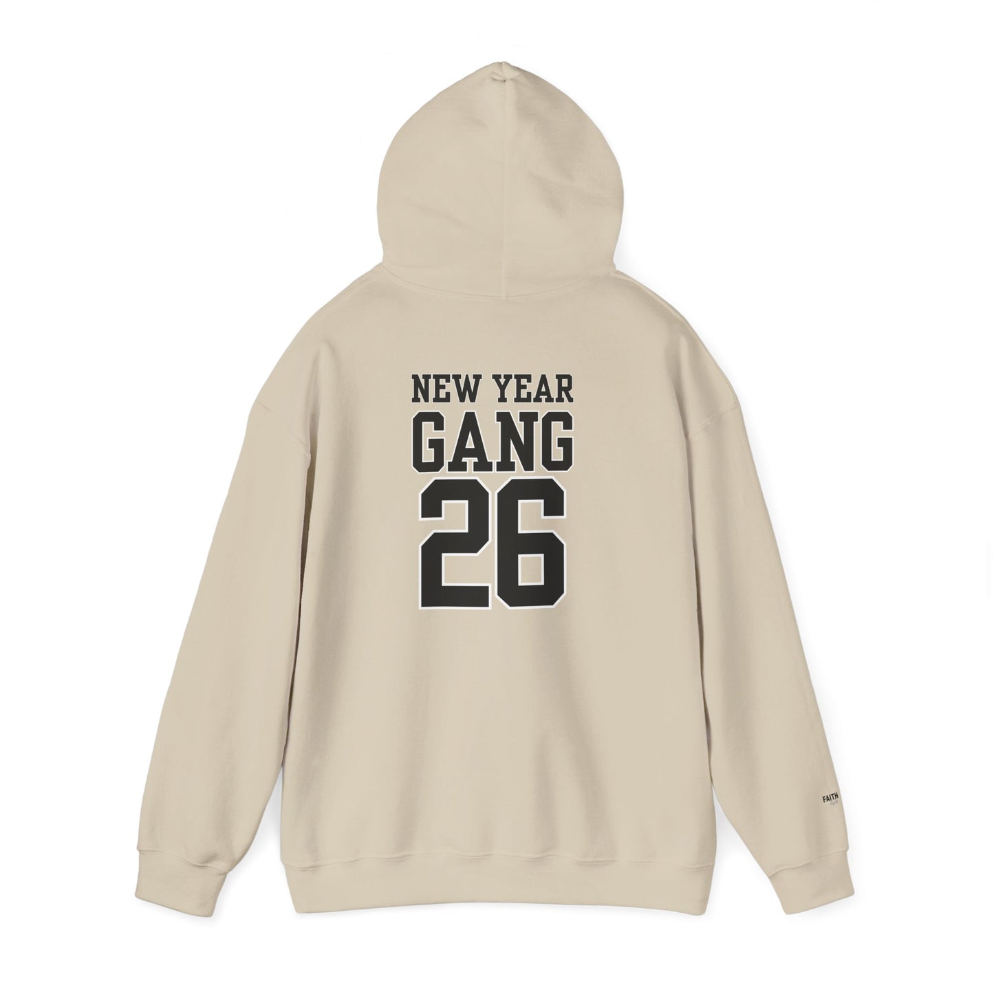 New Year Gang 26 Hoodie — Varsity Style Graphic Pullover