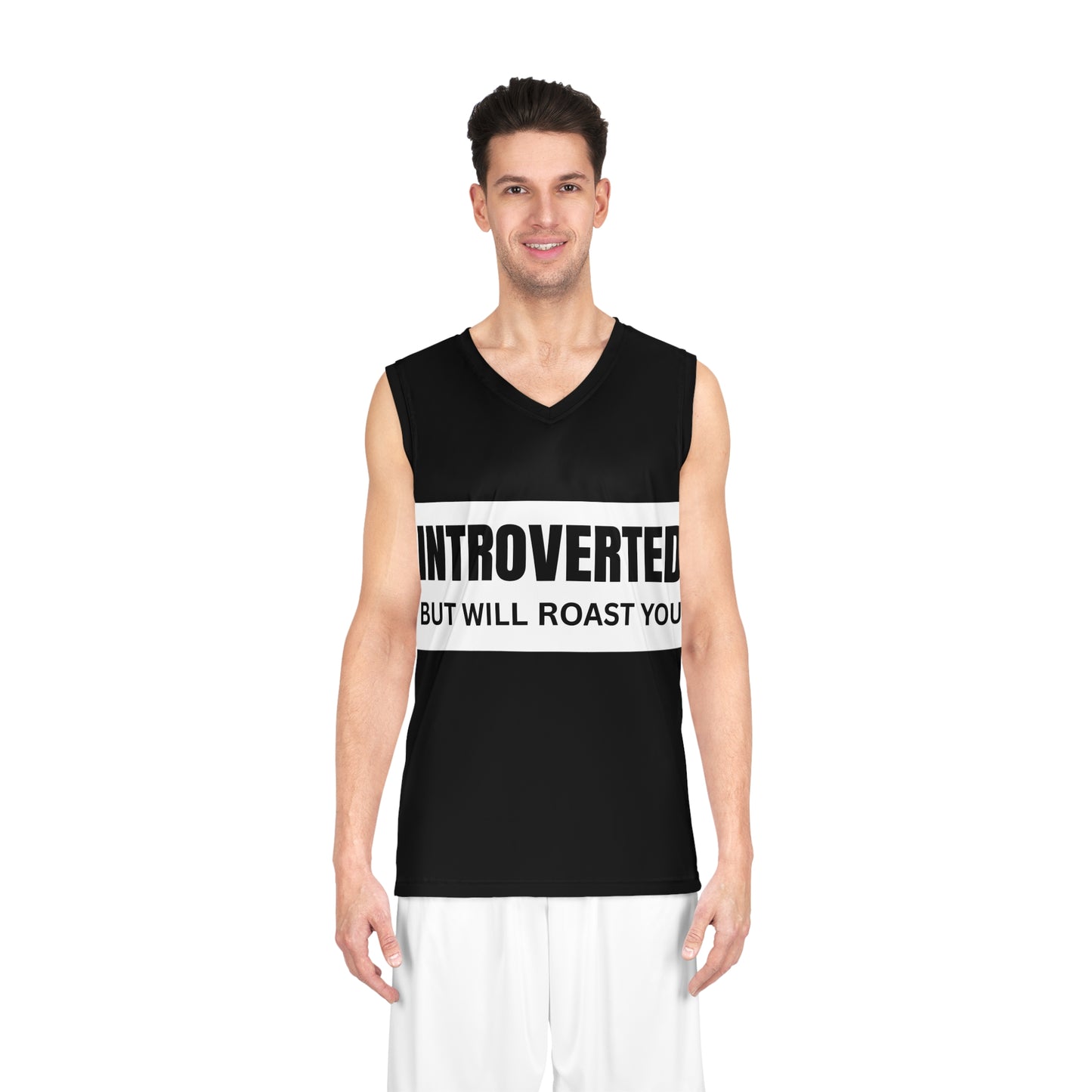 Introverted Basketball Jersey - Perfect Gift for Gamers, Sports Lovers, Birthdays, Playful Atmosphere, Unique Style