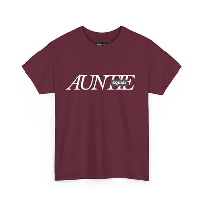 Auntie Squad Unisex Heavy Cotton Tee | Perfect Gift for Aunts | Family Reunion, Birthday, Mother's Day, Casual Wear, Everyday Comfort