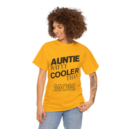 Cool Aunt Unisex Tee - Perfect Gift for Auntie, Family Gatherings, Fun Casual Wear, Birthday Celebration, Mother's Day