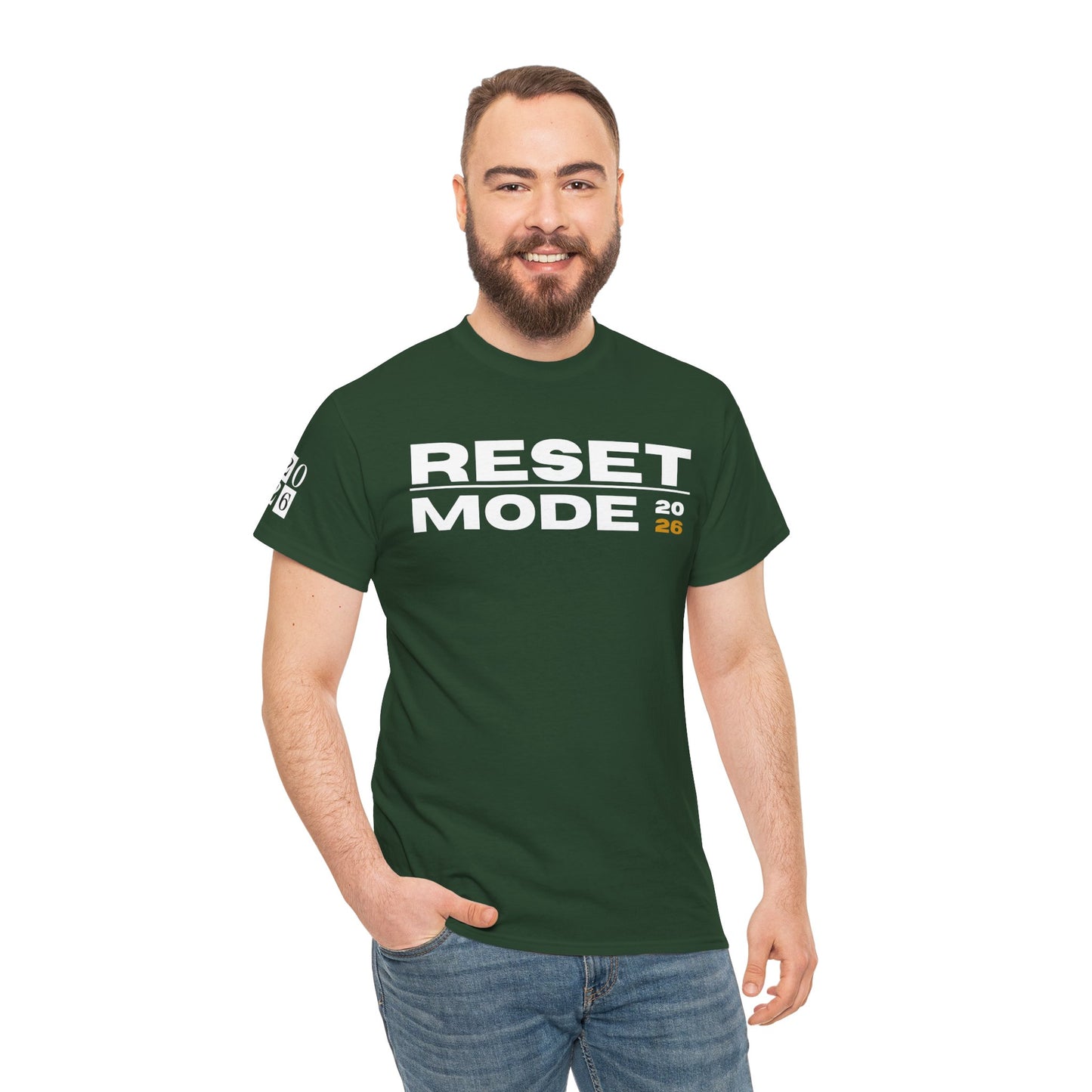 Reset Mode 2026 T-Shirt — Motivational Graphic Tee