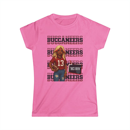 Stylish Buccaneers Women's Tee, Football Fan Shirt, Game Day Outfit, Sports Apparel, Casual Wear, Unique Gift