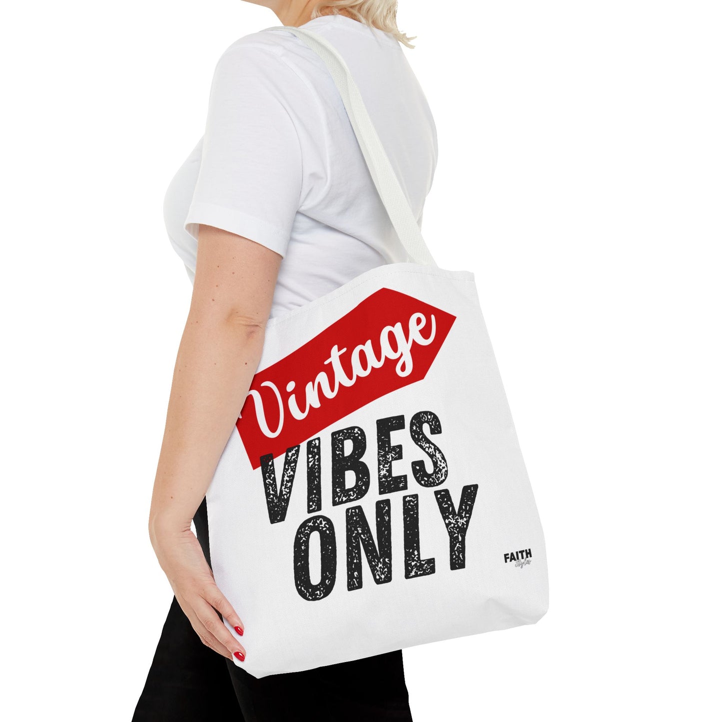 FaithStyles Vintage Vibes Only Tote Bag
